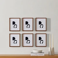 Multi-Mat Wood Gallery Frame, Walnut, 5x7
