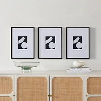 Multi-Mat Metal Gallery Frame, Black Powder Coated, 5x7