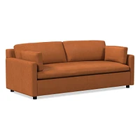 Marin 86" Sofa, Standard Depth, Saddle Leather, Nut