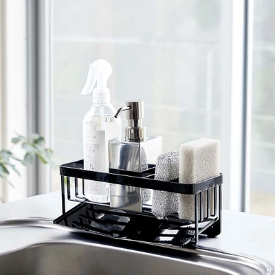 Yamazaki Sponge & Bottle Holder, White