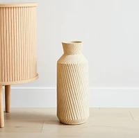 Asher Ceramic Tabletop Vases, Vase, Black, Earthenware, Medium