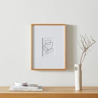 Multi-Mat Wood Gallery Frame, Wheat, 5x7
