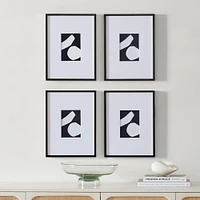 Multi-Mat Metal Gallery Frame, Black Powder Coated, 5x7