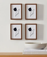 Multi-Mat Wood Gallery Frame, Walnut, 5x7