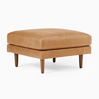 Haven Loft Ottoman, Saddle Leather, Nut, Pecan, Trillium