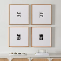 Multi-Mat Wood Gallery Frame, Wheat, 5x7