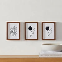 Multi-Mat Wood Gallery Frame, Walnut, 5x7