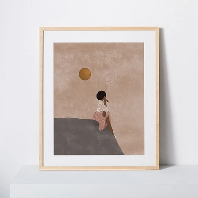 Now What, White Frame, Multi, 11"x14"