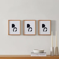 Multi-Mat Wood Gallery Frame, Wheat, 5x7