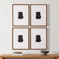 Multi-Mat Wood Gallery Frame, Walnut, 5x7