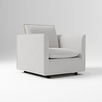 Whitman Chair, Performance Yarn Dyed Linen Weave, Alabaster
