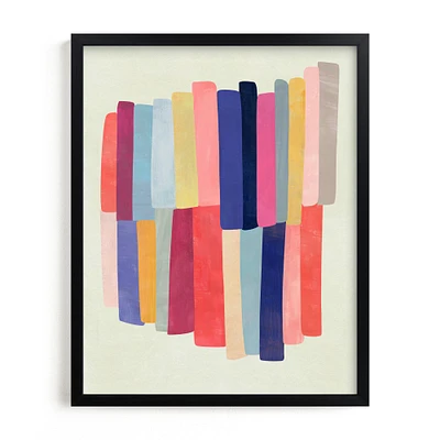 Barred by Melanie Mikecz, White Wood Frame, Full Bleed, 11x14