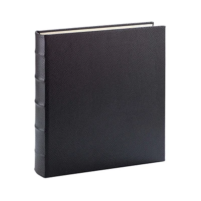 Ring Clear Pocket Album, Pebble Grain Leather, Saddle, Medium