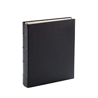 Ring Clear Pocket Album, Pebble Grain Leather, Saddle, Medium