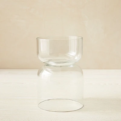 Foundations Glass Votive And Tealight Holders, Holder, Clear, Glass, 4 Inch Height