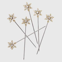 Bright Gem Cocktail Picks, Set of 6