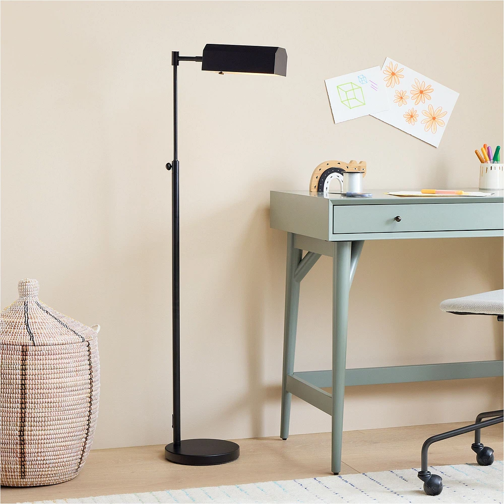 Task Floor Lamp, Black