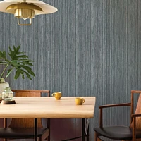 Tempaper Peel & Stick Grasscloth Wall Paper, Bronze