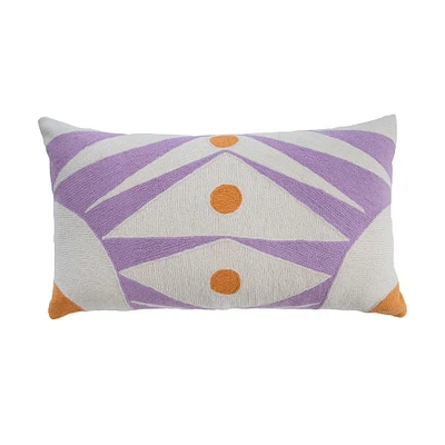 Zaza Dots Pillow, Lilac