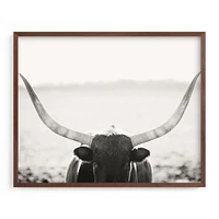 Staredown by Amy Carroll, White Wood Frame, Full Bleed, 20"x16"