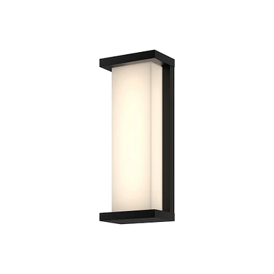 Preston Outdoor Sconce, 14", Black