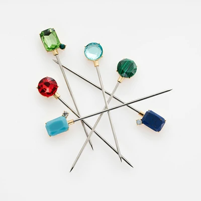 Bright Gem Cocktail Picks, Set of 6