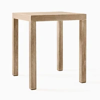 Portside Bar Table, Driftwood 35" sq