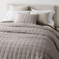 European Linen Lofty Full/Queen Quilt, White
