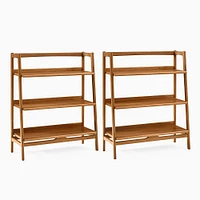 Mid Century (36") Low Bookshelf, Acorn