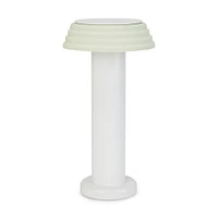 MoMA The George Sowden Portable Lamp, White/Mint, Small