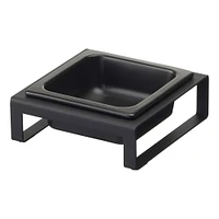 Yamazaki Single Pet Food Bowl, White, Short