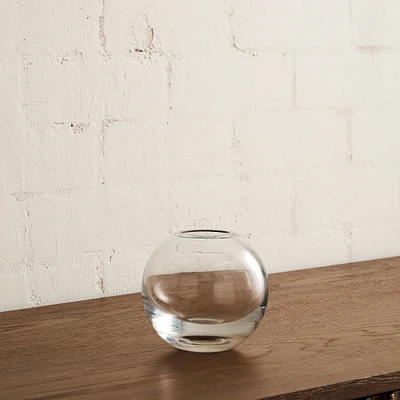 Foundations Glass Bud Vase, Clear, 4.25"