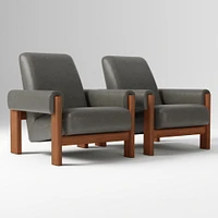 Nils Chair, Saddle Leather, Nut, Cool Walnut