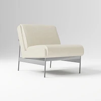 Lacon Chair, Saddle Leather, Nut, Textured Antique Bronze