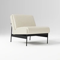 Lacon Chair, Saddle Leather, Nut, Textured Antique Bronze