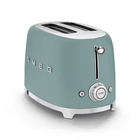 Smeg 50s Retro Style 2 Slice Toaster, Jade