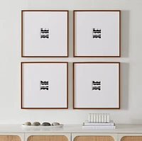 Multi-Mat Wood Gallery Frame, Walnut, 5x7