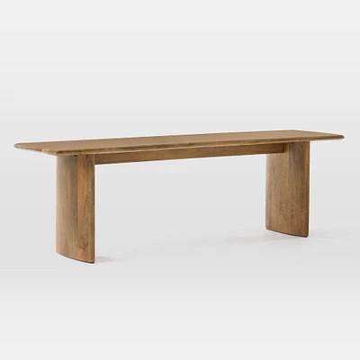Anton Solid Wood Dining Bench, 58"
