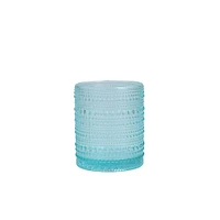 Jupiter Beaded Drinking Glass, Short, 10oz, Clear, Set of 6