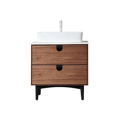 Orsa 30" Single Vanity Walnut