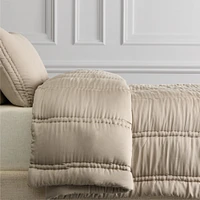 Tencel Plush Full/Queen Comforter, White