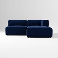 Remi Ottoman, Memory Foam, Yarn Dyed Linen Weave, Alabaster, Concealed Support