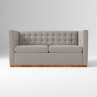 Rochester 72" Sleeper Sofa, Yarn Dyed Linen Weave, Graphite