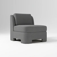Beaumont Chair, Performance Yarn Dyed Linen Weave Alabaster