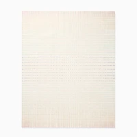Graduated Dot Rug, Alabaster, 5x8