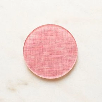 Waller Red Chambray Coaster