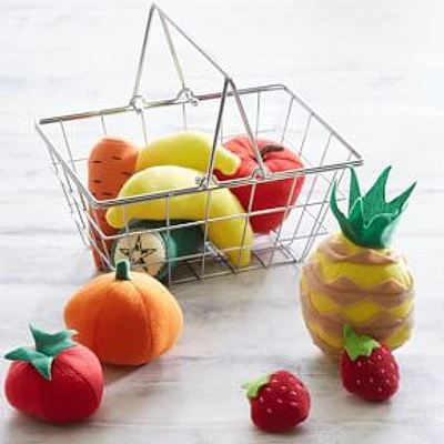 Mini Grocery Basket Set, Fruit, WE Kids