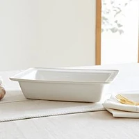 Astoria Dinnerware Rectangular Baker White