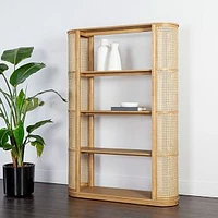 Behati 51.5" Bookcase, Light Wash