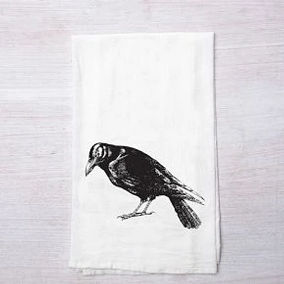 Crow Flour Sack Towel set of 2